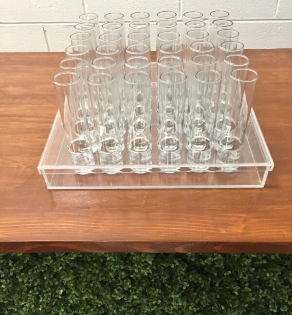 Acrylic Signature Cocktail Glass Tray