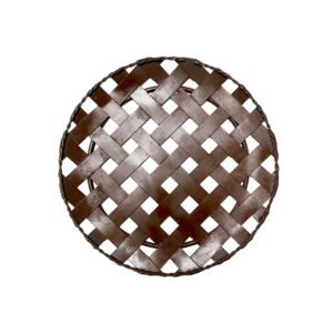 Basket Weave Metal Charger - 14"