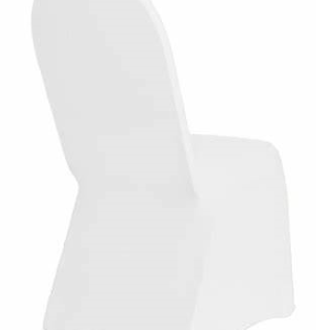 Spandex White Chair Covers - Sets of 5