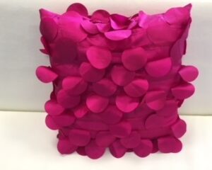 Hot Pink Satin Pillow