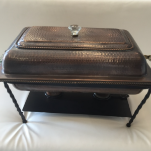 Copper Large Rectangle Chafing Dish - 8 qt.