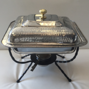 4 Qt Hammered Chafing Dish