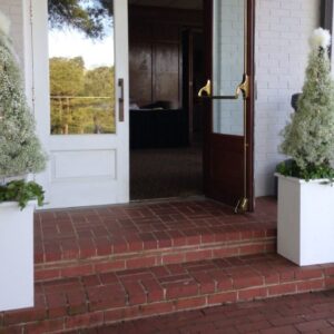 White Wooden Pedestal