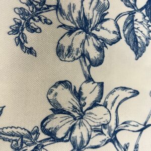 120' Blue Garden Print