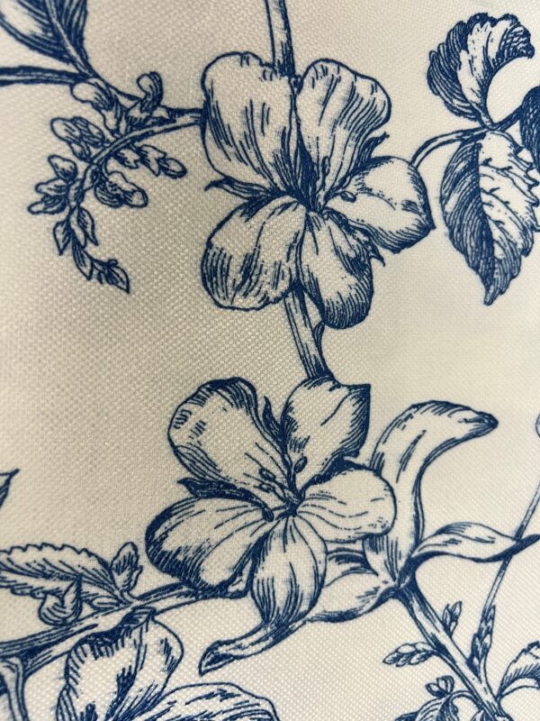 120' Blue Garden Print