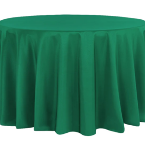 108" Forest Green, Round Poly