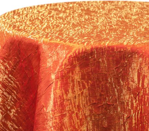 120" Round Orange Crush Tablecloth