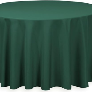 120" Round Hunter Polyester Tablecloth