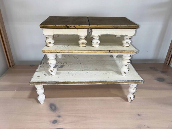 Distressed Wooden Riser/Stand 8"x8"
