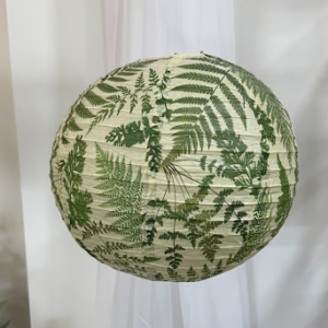 Green Leaf Paper Lantern 24"